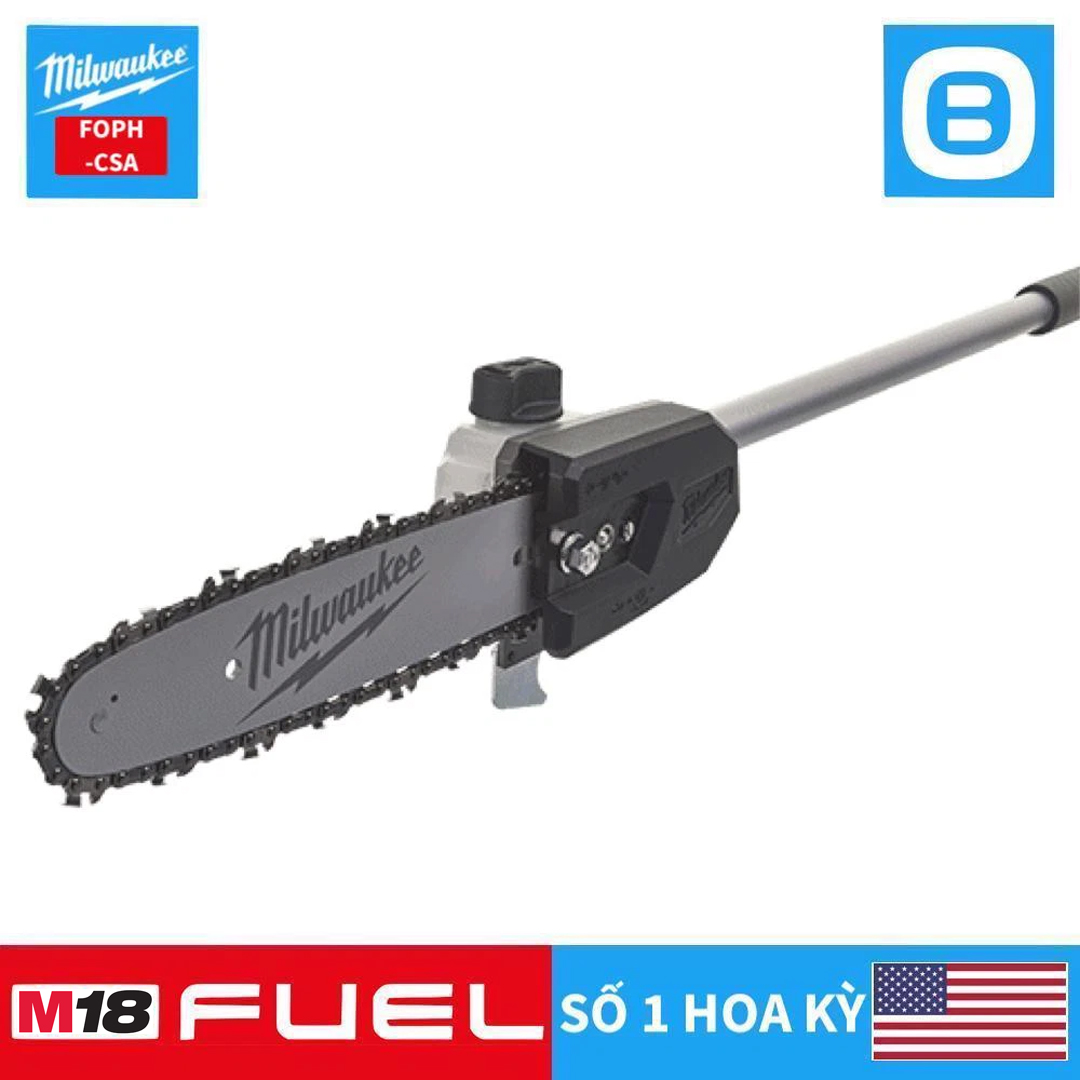 Milwaukee M18 FOPH-CSA, Phụ kiện cưa xích QUIK-LOK, Lưỡi cưa 254mm, Kết nối nhanh, Màu đen, 18377004