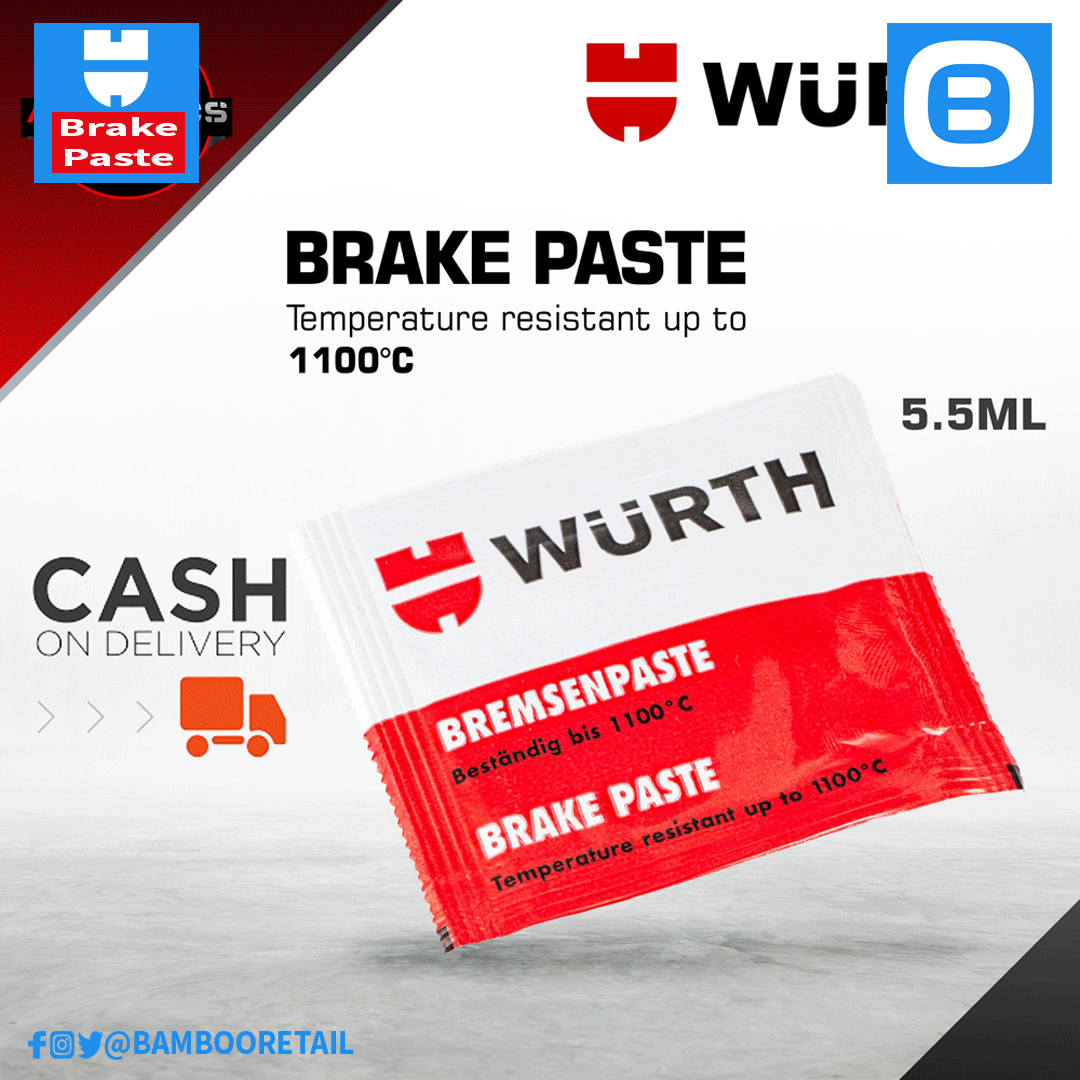 Wurth Brake Paste, Mỡ tra má phanh, 5,5ml, 08931105