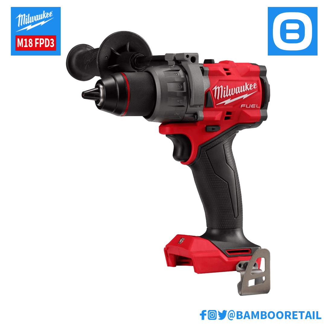 Milwaukee M18 FPD3, Máy khoan động lực, 18V, Màu đỏ đen