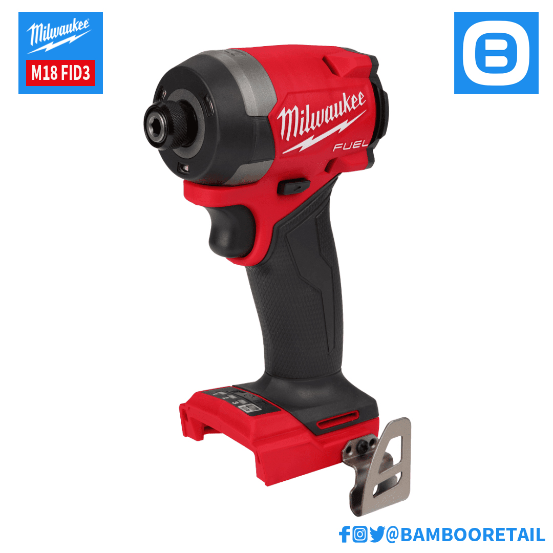 Milwaukee, Combo 2 - Giải pháp ô tô, xe máy cho mọi hành trình sẵn sàng, 1 Máy siết bu lông M18 FIW212, 1 Máy bắt vút M18 FID3, 1 Bộ đầu vặn vít ngắn 10pcs, 1 Bộ đầu khẩu siết bu lông 1/2 14pcs, 1 Găng tay chống cắt level 1, 1 Sạc pin M12-18C, 2 Pin M18B5