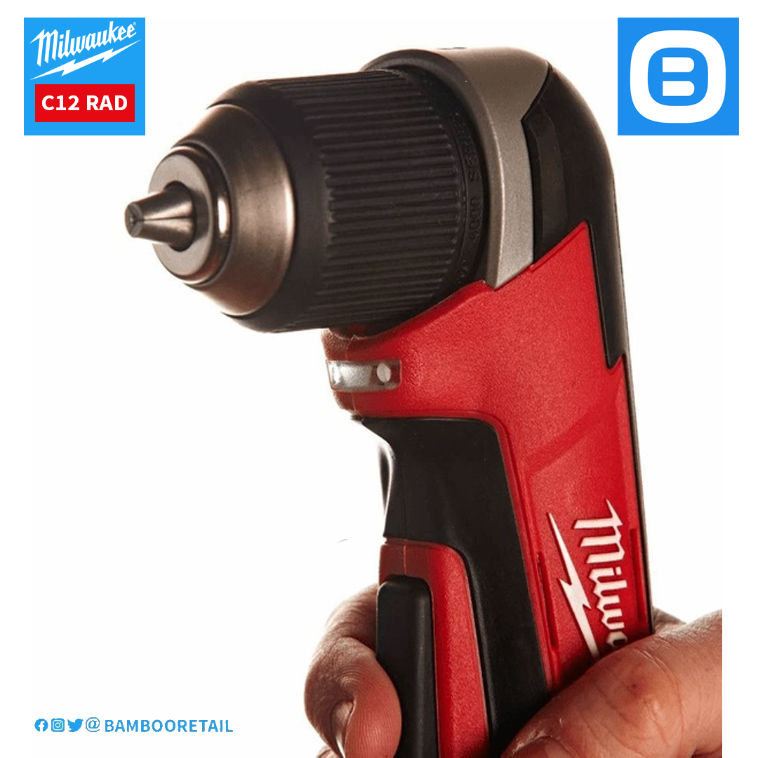 Milwaukee C12 RAD, Máy khoan góc vuông, 12V, Màu đỏ đen, 18468030