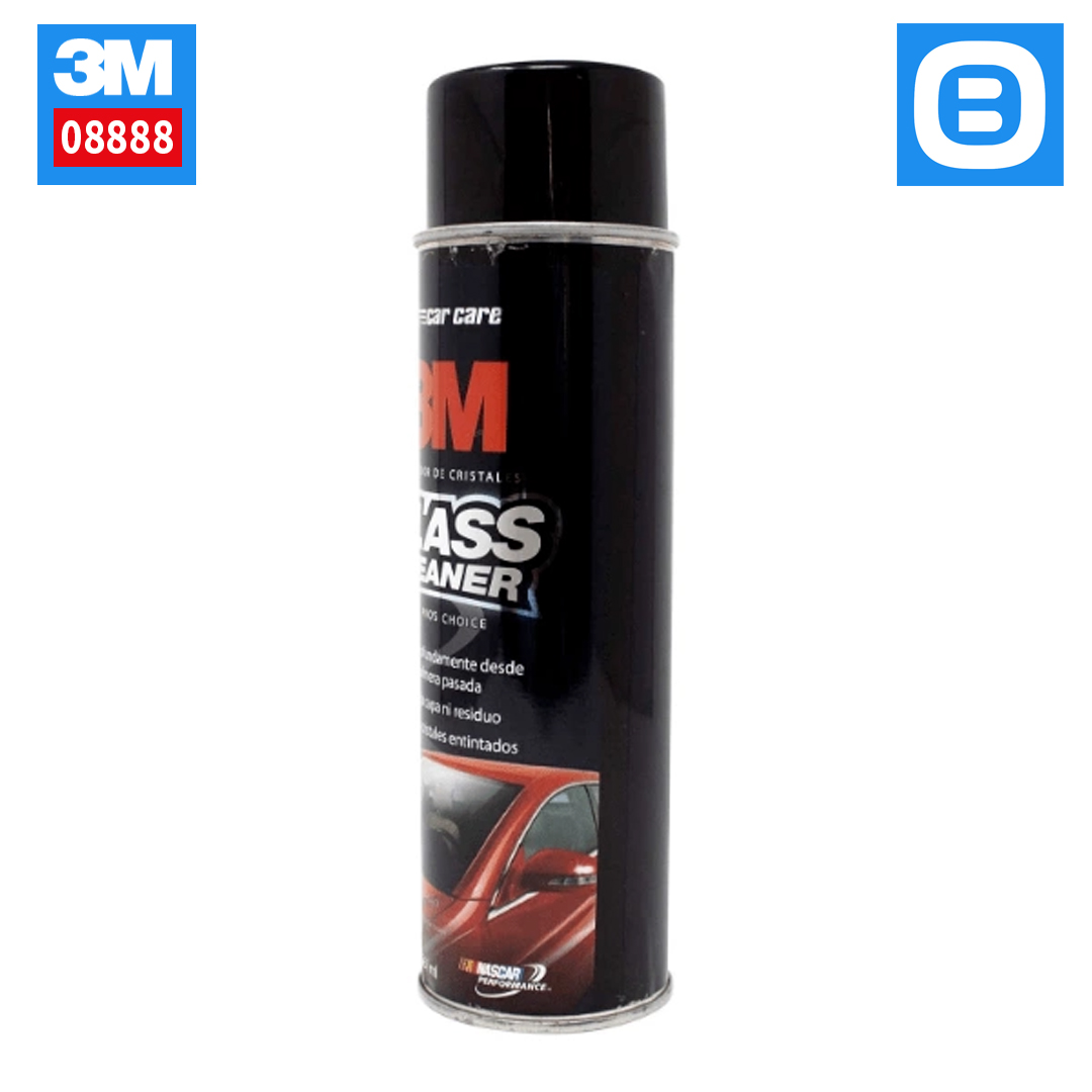 3M 08888 Glass Cleaner, Nước rửa kính và vệ sinh kính xe hơi, 538g