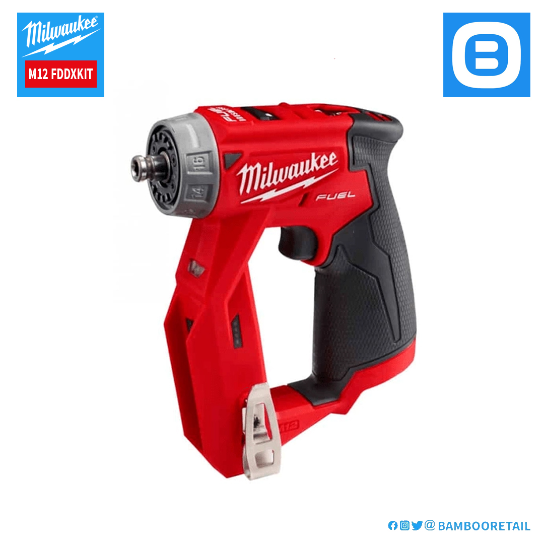 Milwaukee M12 FDDXKIT, Thân máy khoan đa năng 4 đầu, 12V, Màu đỏ đen, 18365009