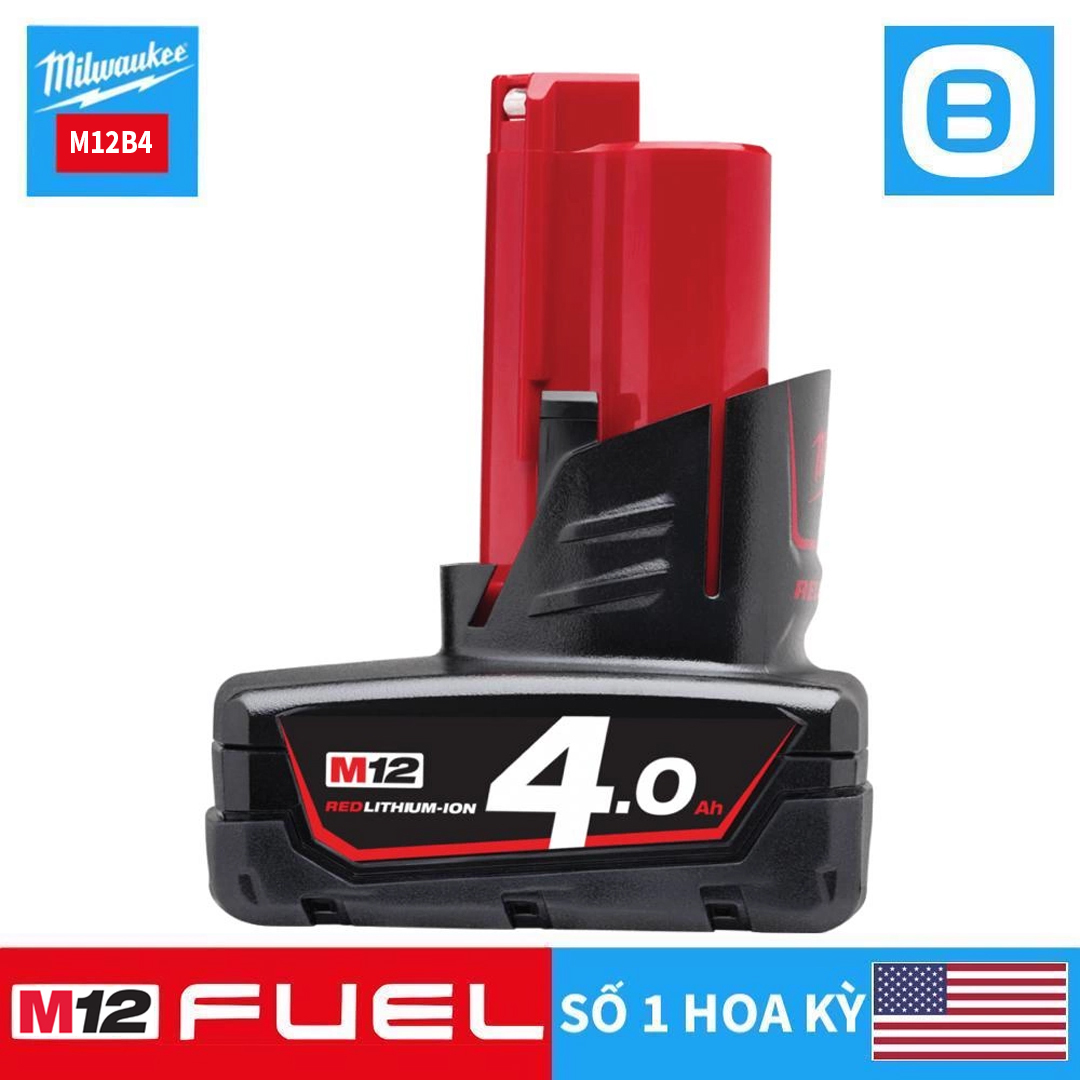 Milwaukee, Combo 3 - Bùng nổ deal to thỏa sức mua sắm, 1 Máy khoan động lực M12 FPD-0, 1 Máy cắt M12 FCOT-0X, 1 Pin M12B4, 1 Pin M12B6, 1 Sạc C12C, 1 Lưỡi cắt kim loại, 19601041