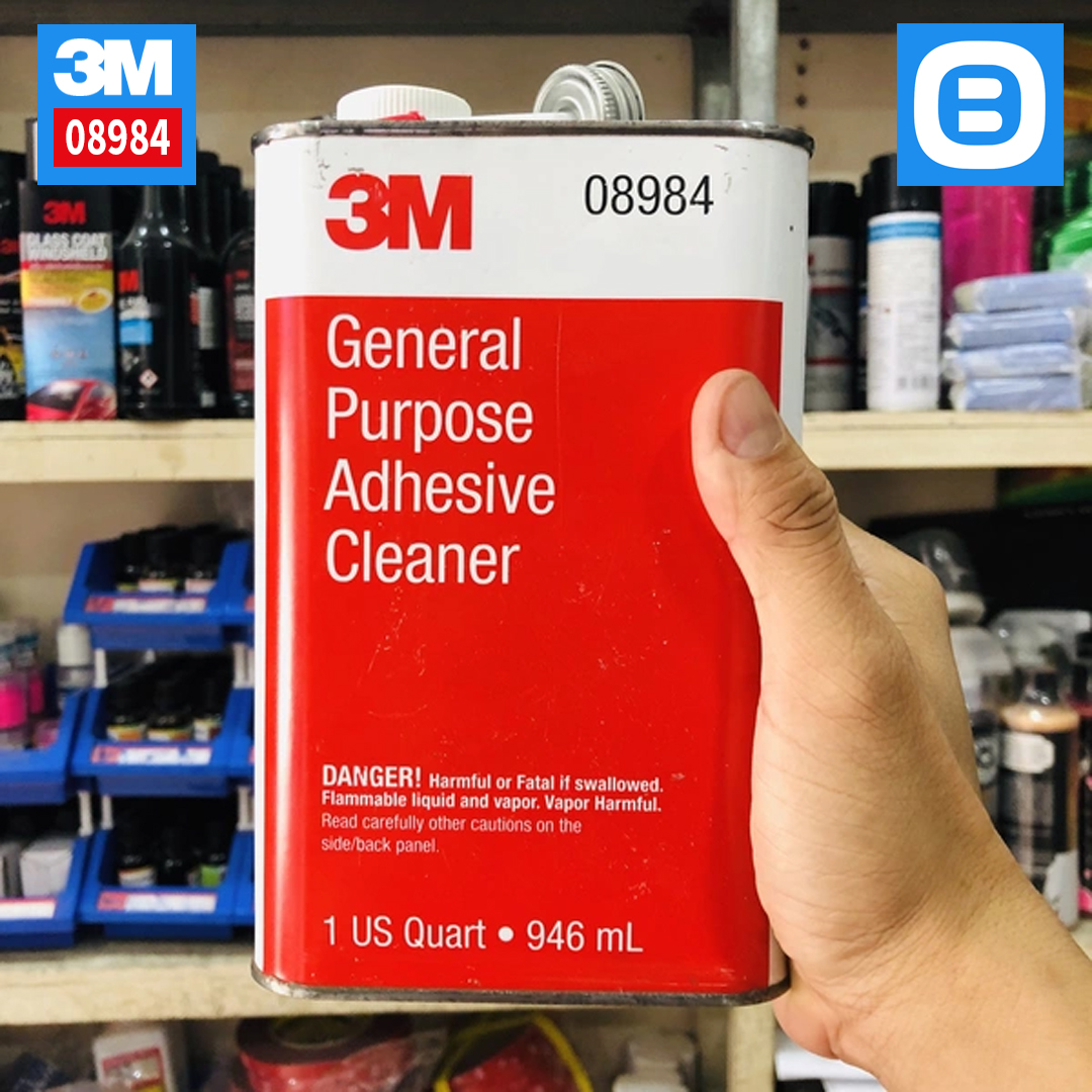 3M 08984 General Purpose Adhesive Cleaner, Dung dịch tẩy keo nhựa đường, 946ml