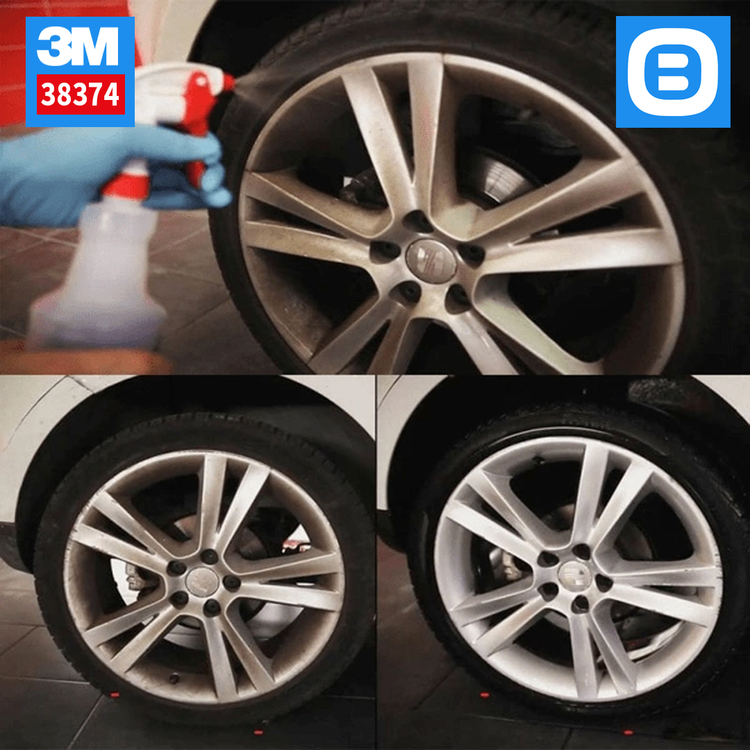 38374 Heavy Duty Wheel Cleaner, Dung dịch tẩy vết bẩn ố phèn mâm vành ô tô, 3.78lít