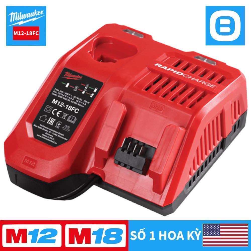 Milwaukee, Combo Máy khoan bê tông M18 FHPX - Nhận quà trọn vẹn, 1 Máy khoan M18 FHPX-0X0, 1 Pin 8Ah, 1 Sạc nhanh 12-18V