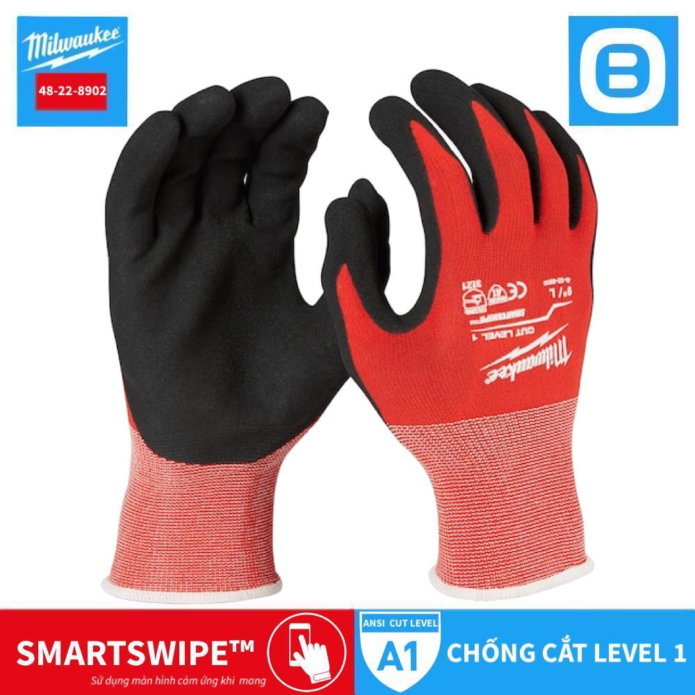 Milwaukee, Combo 2 - Bùng nổ deal siêu ưu đãi, 1 Máy khoan động lực M18 FPD2-0, 2 Pin 18V 5.0Ah, 1 Sạc M12-18C, 1 Máy vặn vít M18 FID2-0, 1 Bộ găng tay chống cắt level 1