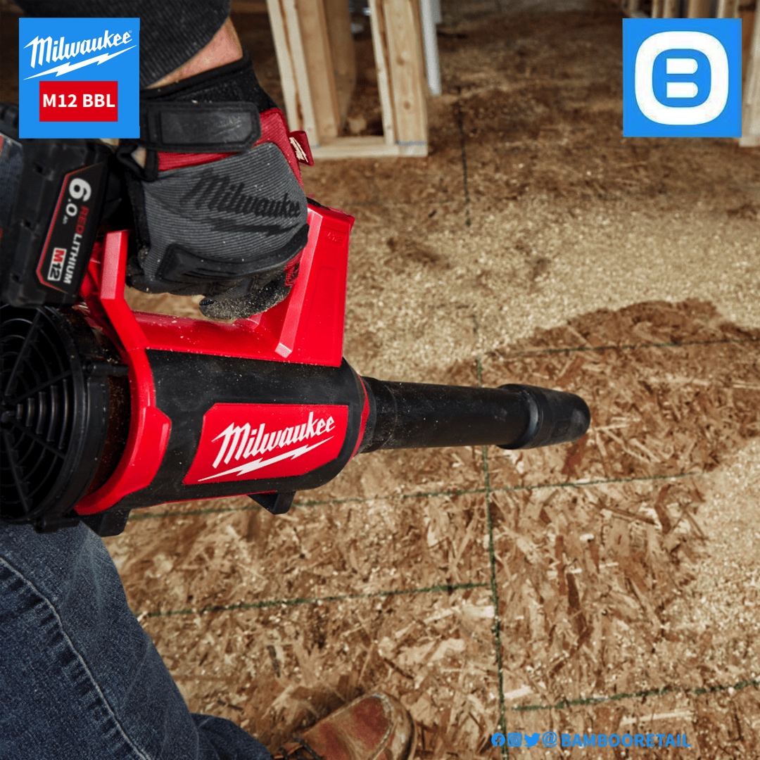 Milwaukee M12 BBL, Máy thổi bụi 12V, Màu đỏ đen, 16142004