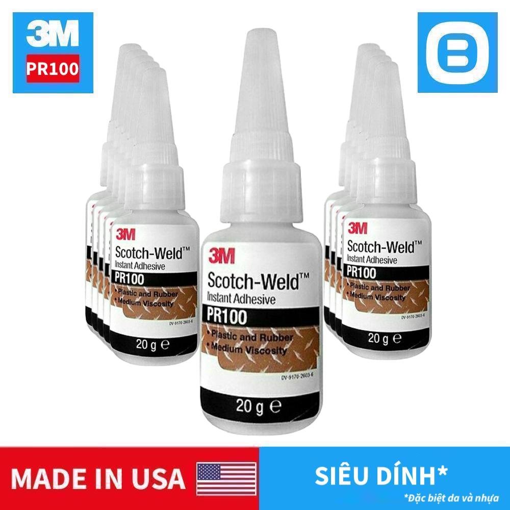 3M Scotch-Weld PR100, Keo dán siêu dính nhựa cao su đa năng, 20ml