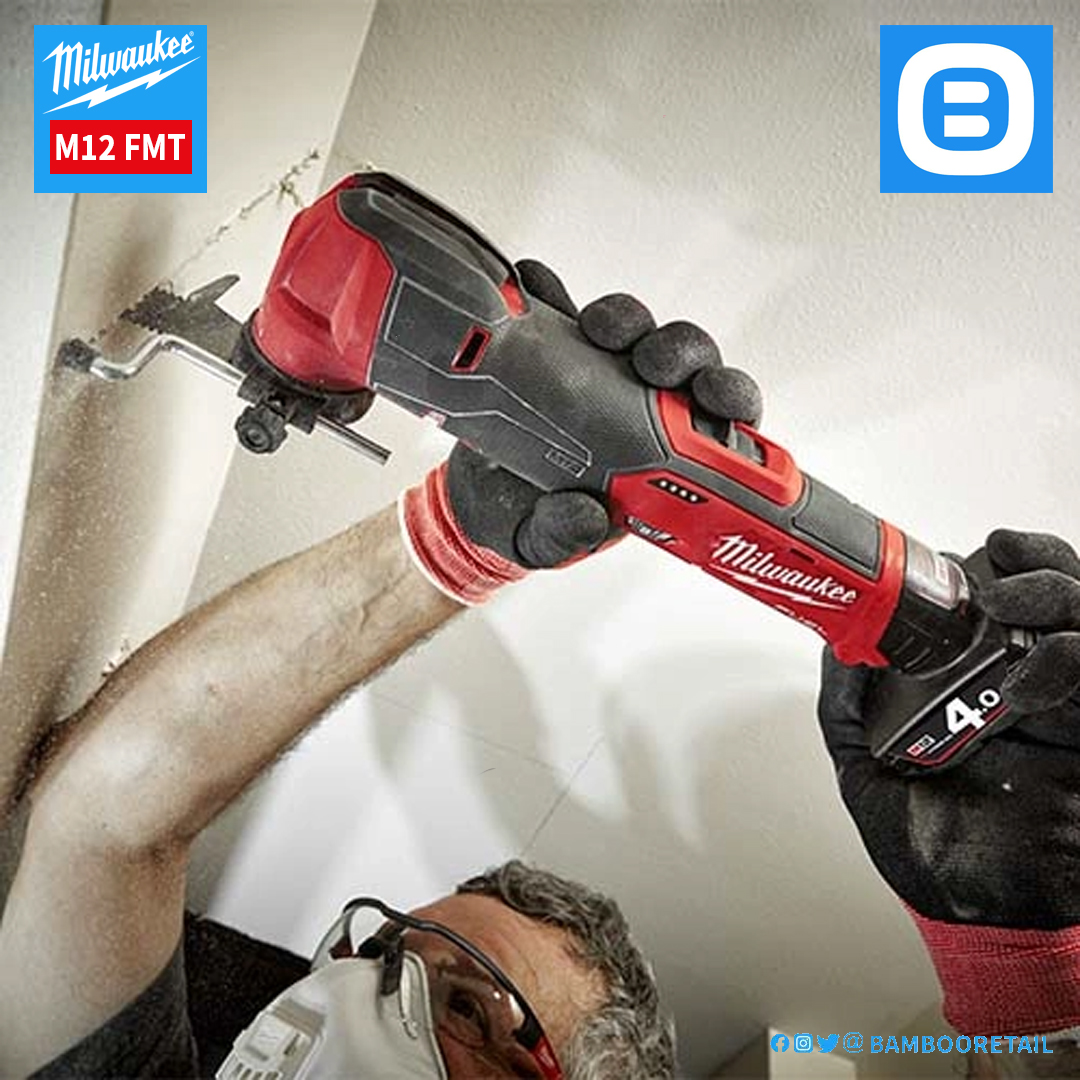 Milwaukee M12 FMT, Máy cắt đa năng, 12V, Màu đỏ đen, 18401008