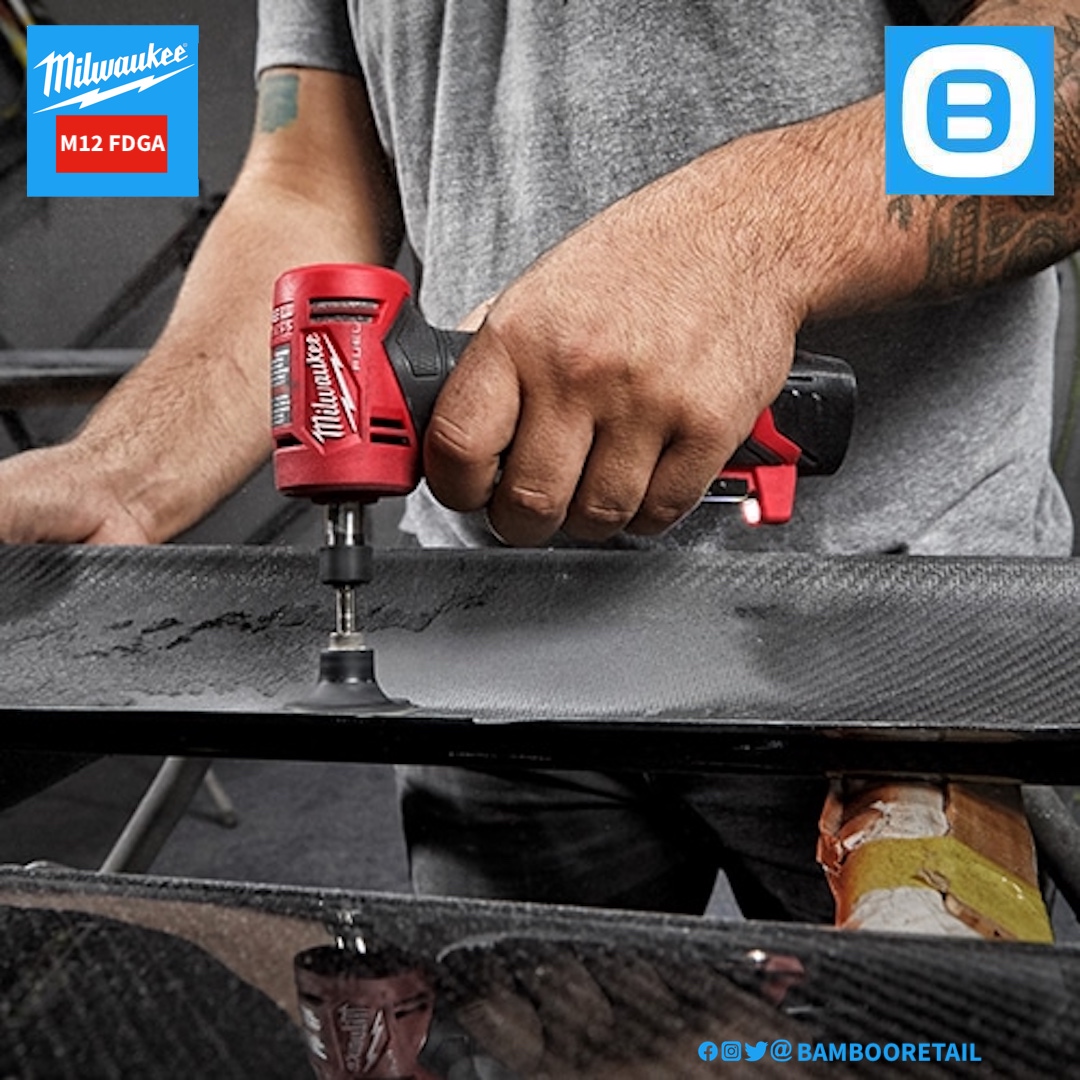 Milwaukee M12 FDGA, Máy mài khuôn góc, 12V, Màu đỏ đen, 18394009