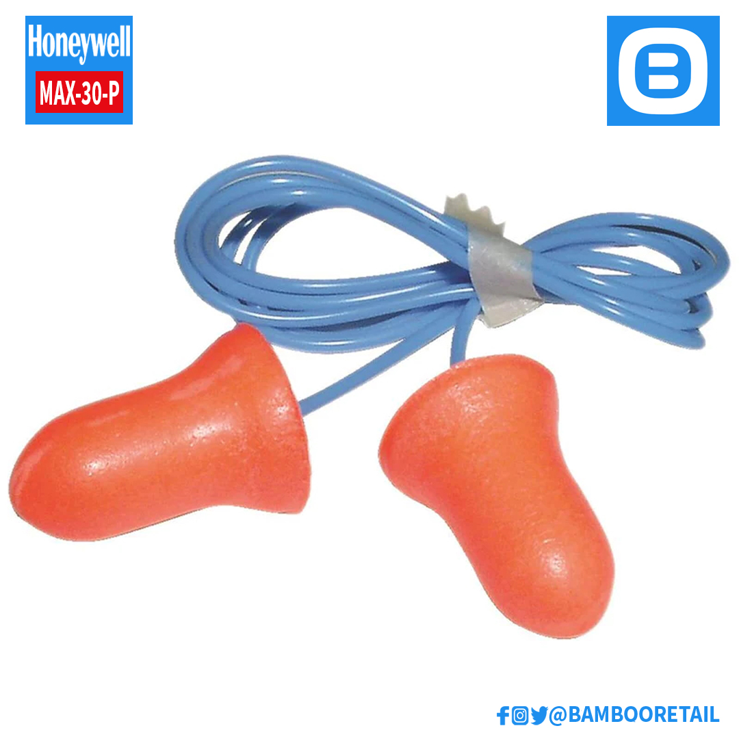 Howard Leight by Honeywell MAX-30-P Max Disposable Foam Corded Earplugs, Nút tai chống ồn, Có dây, Màu Cam