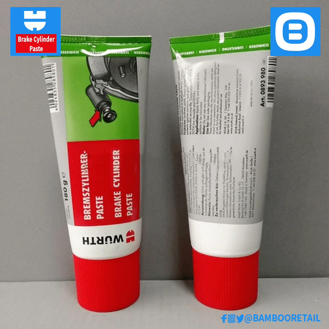 Wurth Brake Cylinder Paste, Dung dịch bảo vệ xi lanh thắng, 180g, 0893980