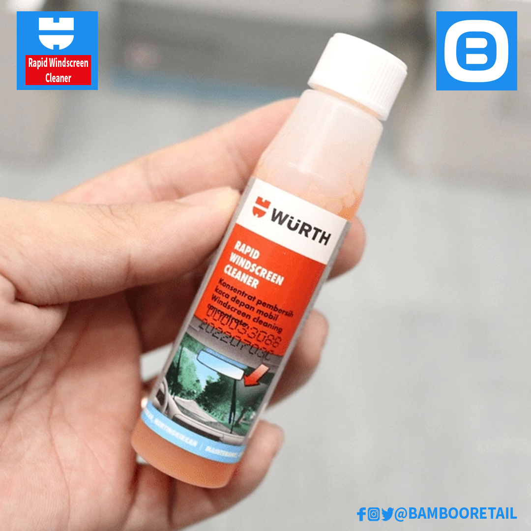 Wurth Rapid Windscreen Cleaner, Chất rửa nhanh kính lái tiện dụng, 32ml, 0892333