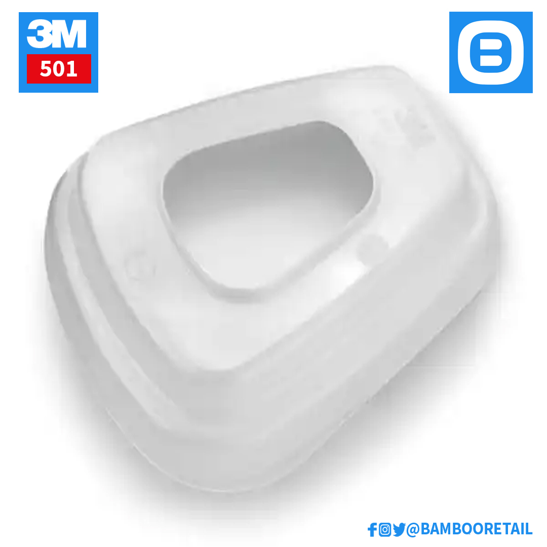 3M 501, Nắp giữ tấm lọc, Trong suốt, 70071731957