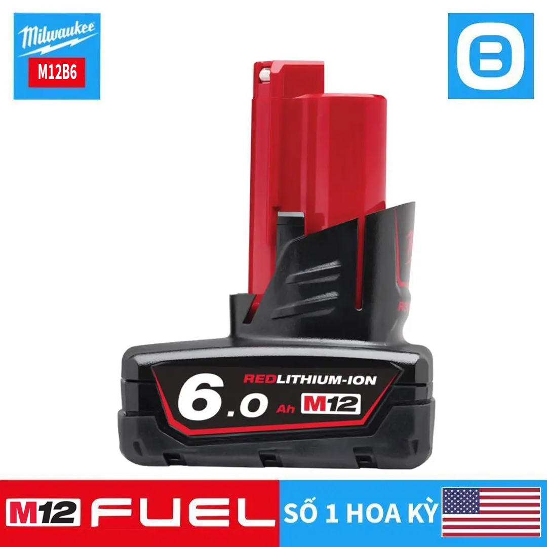 Milwaukee, Combo 4 - Sản phẩm hot - Bừng ưu đãi, 1 Máy siết bu lông M12 FIWF12-0C, 1 Pin M12B6, 1 Sạc C12C, 1 Cặp găng tay chống cắt Level 1, 1 Bộ đầu khẩu 14 món