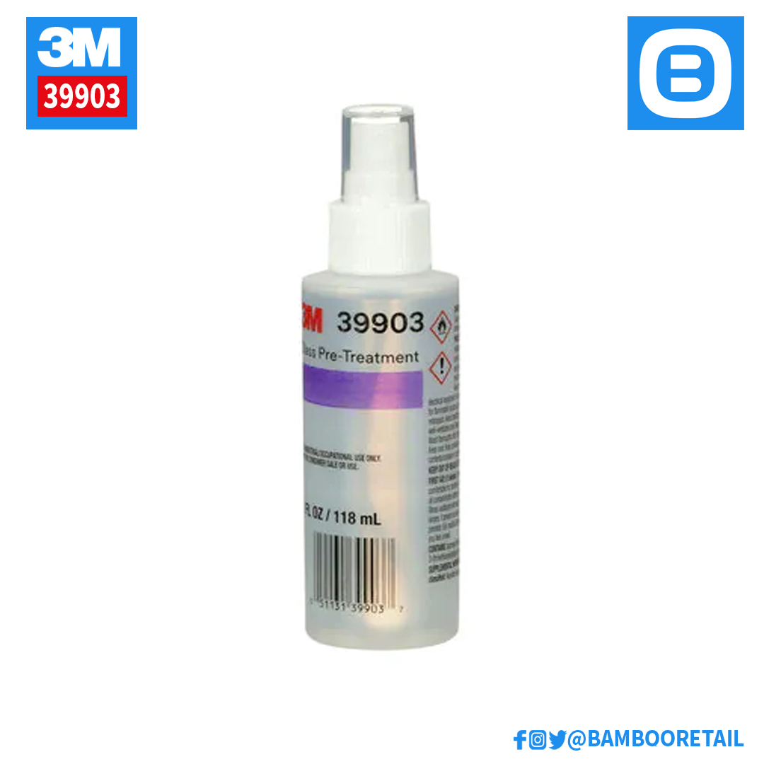 3M 39903 Glass Pre-Treatment, Dung dịch sử lý bề mặt kính trước khi phủ Ceramic 39901, Trong suốt, 118 ml, 7100237737