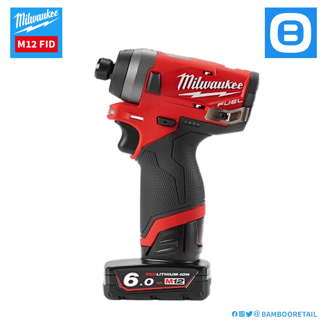 Milwaukee 12 FID, Máy vặn vít, 12V, Màu đỏ đen, 18256010