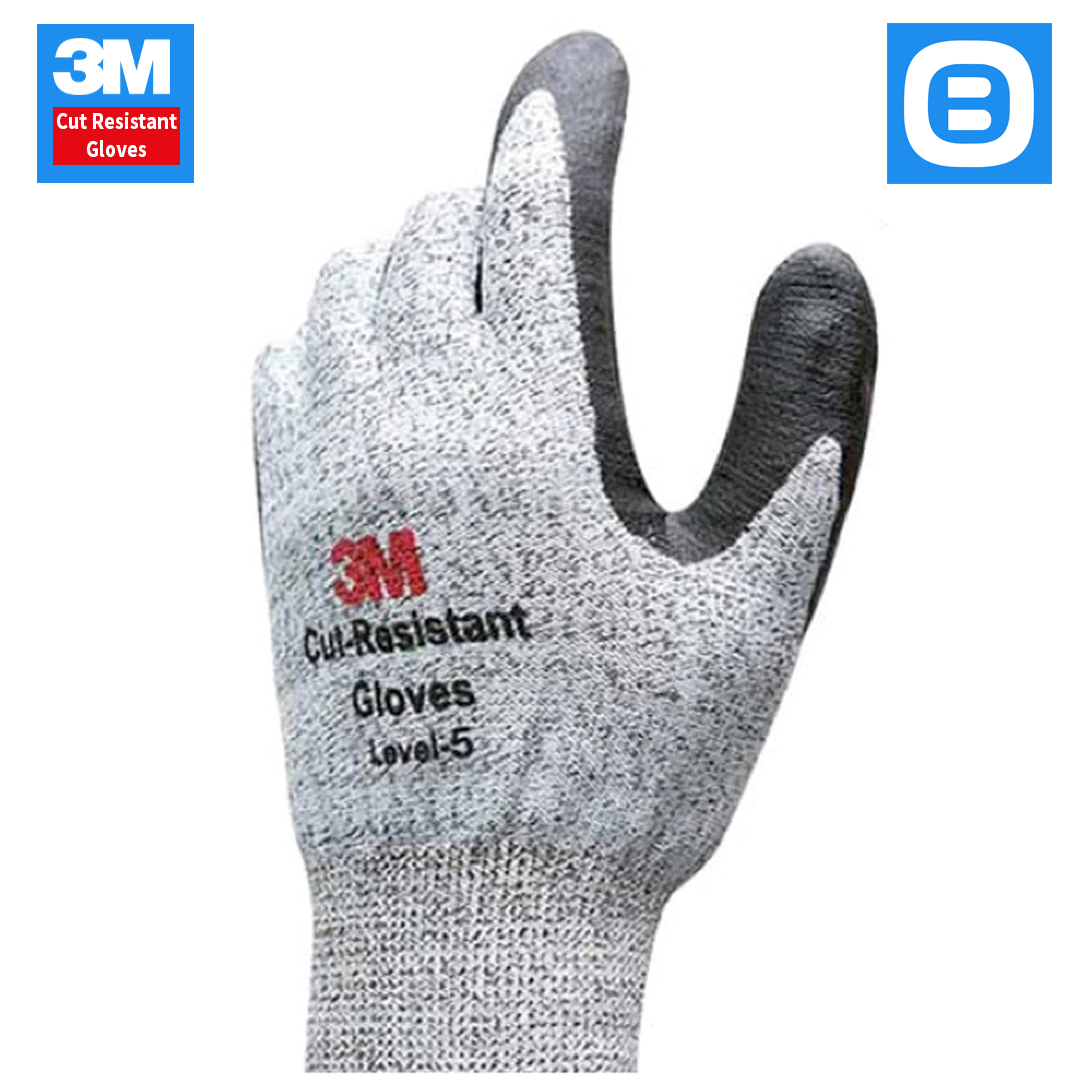 3M Cut Resistant Gloves, Găng tay chống cắt cấp độ 1 3 5, Size M L XL