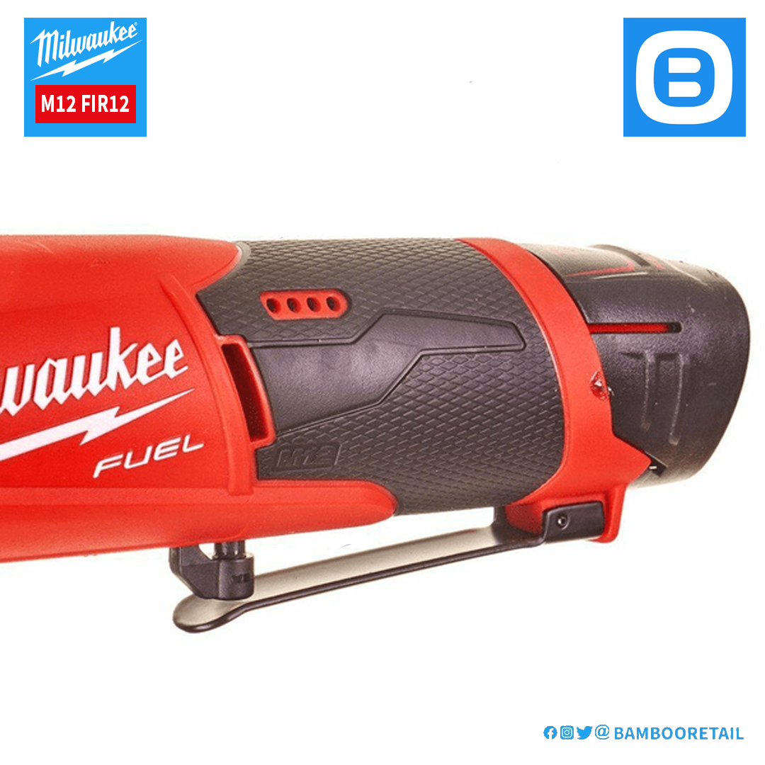 Milwaukee M12 FIR12, Máy siết bu lông góc, 12V, 81 Nm, 1/2 inch, M12, Màu đỏ đen, 18270007