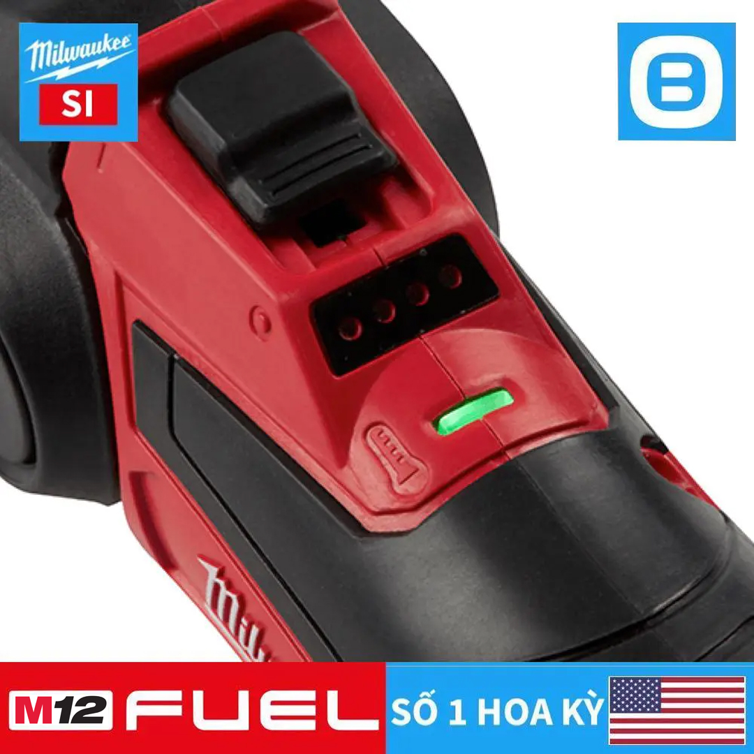 Milwaukee M12 SI, Máy hàn nhiệt 12V, Màu đỏ đen, Màu đỏ đen, 16077009