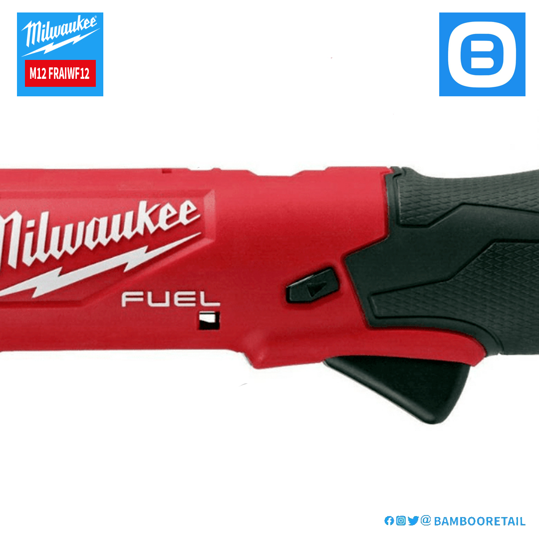 Milwaukee M12 FRAIWF12, Máy siết bu lông góc, 12V, 300 Nm, 1/2 inch, M16, Màu đỏ đen, 18423015