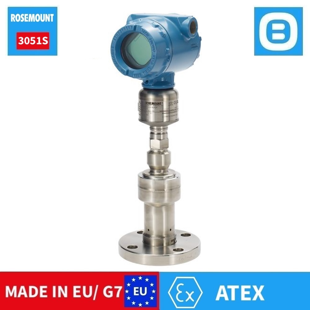 Rosemount 3051S In-Line Pressure Transmitter, Cảm biến áp suất, Áp suất 689 bar, Xuất xứ EU/G7