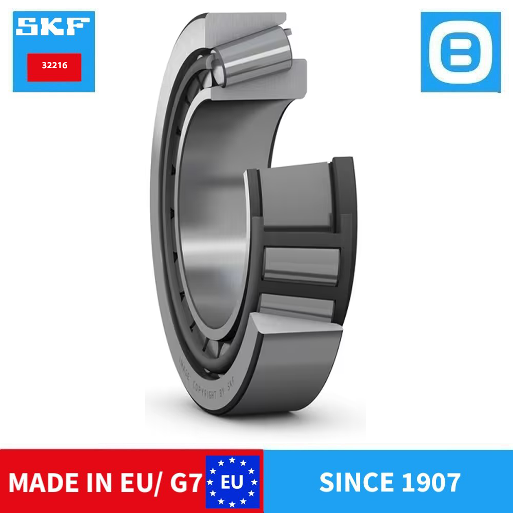 SKF 32216 J2/Q Single row tapered roller bearing, NU design, Vòng bi côn, d65xD120xB23 mm, Xuất sứ EU/G7
