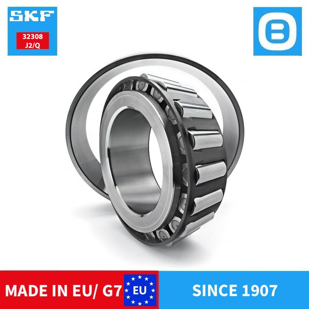 SKF 32308 J2/Q Single row tapered roller bearing, Vòng bi côn, d40xD90xT35.35 mm, Xuất xứ EU/G7