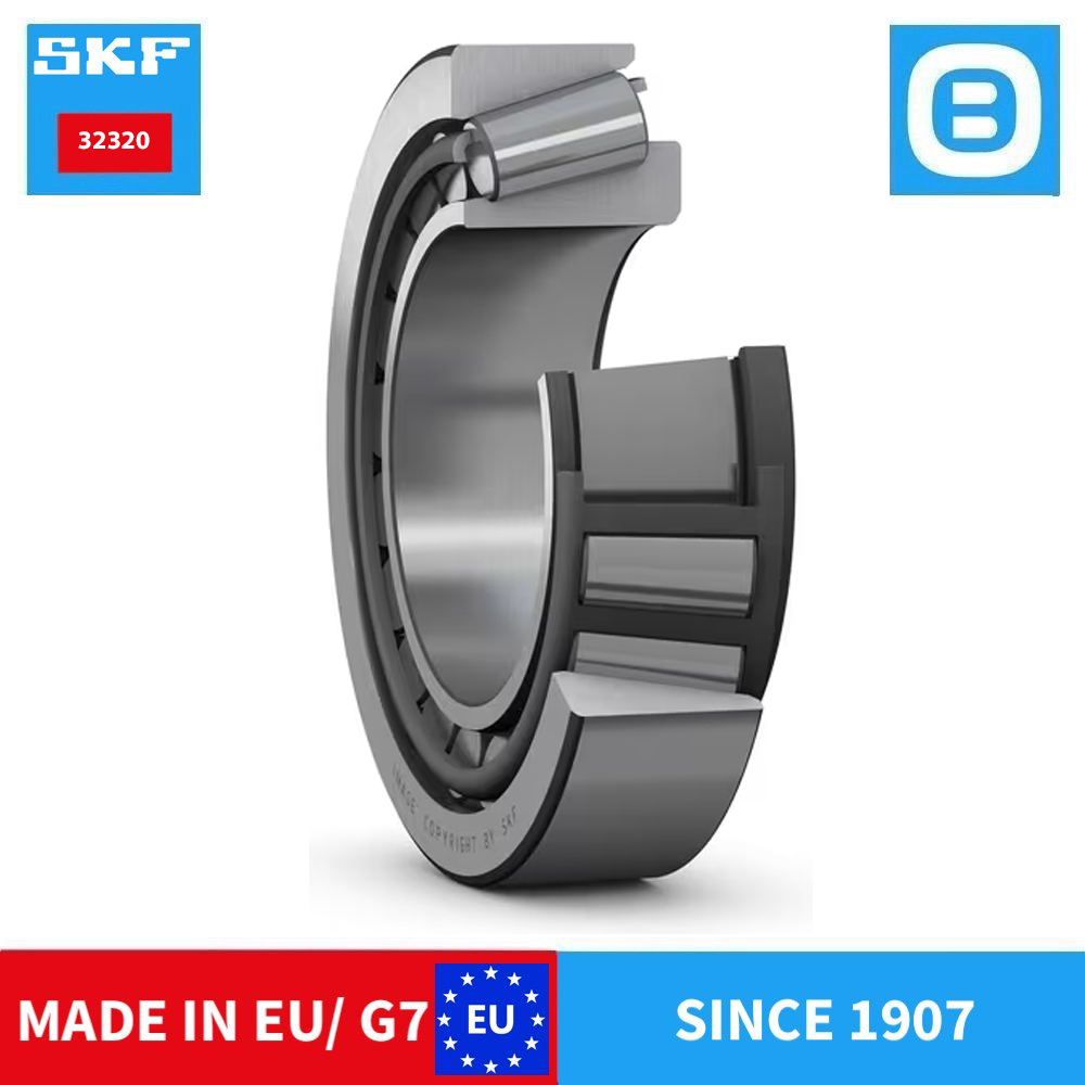 SKF 32320 J2 Single row tapered roller bearing, Vòng bi côn, d100xD215xB77.5 mm, Xuất xứ EU/G7