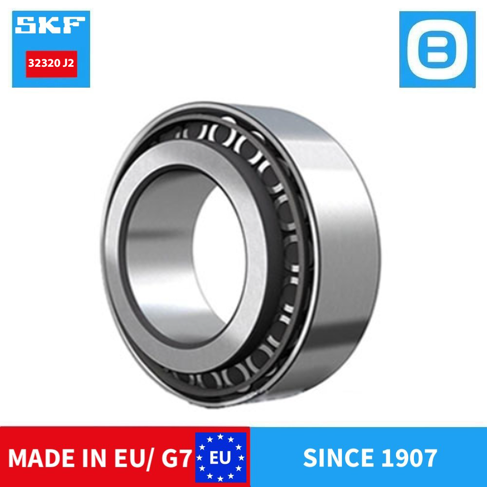 SKF 32320 J2 Single row tapered roller bearing, Vòng bi côn, d100xD215xB77.5 mm, Xuất xứ EU/G7