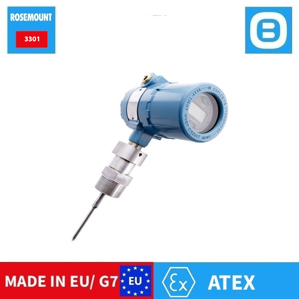 Rosemount 3301 Level Transmitter, Cảm biến áp mức, 40bar, max 150C, Xuất xứ EU/G7