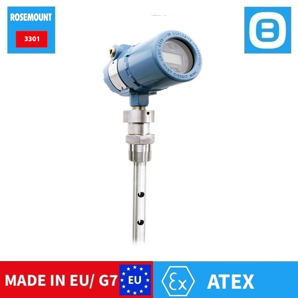 Rosemount 3301 Level Transmitter, Cảm biến áp mức, 40bar, max 150C, Xuất xứ EU/G7