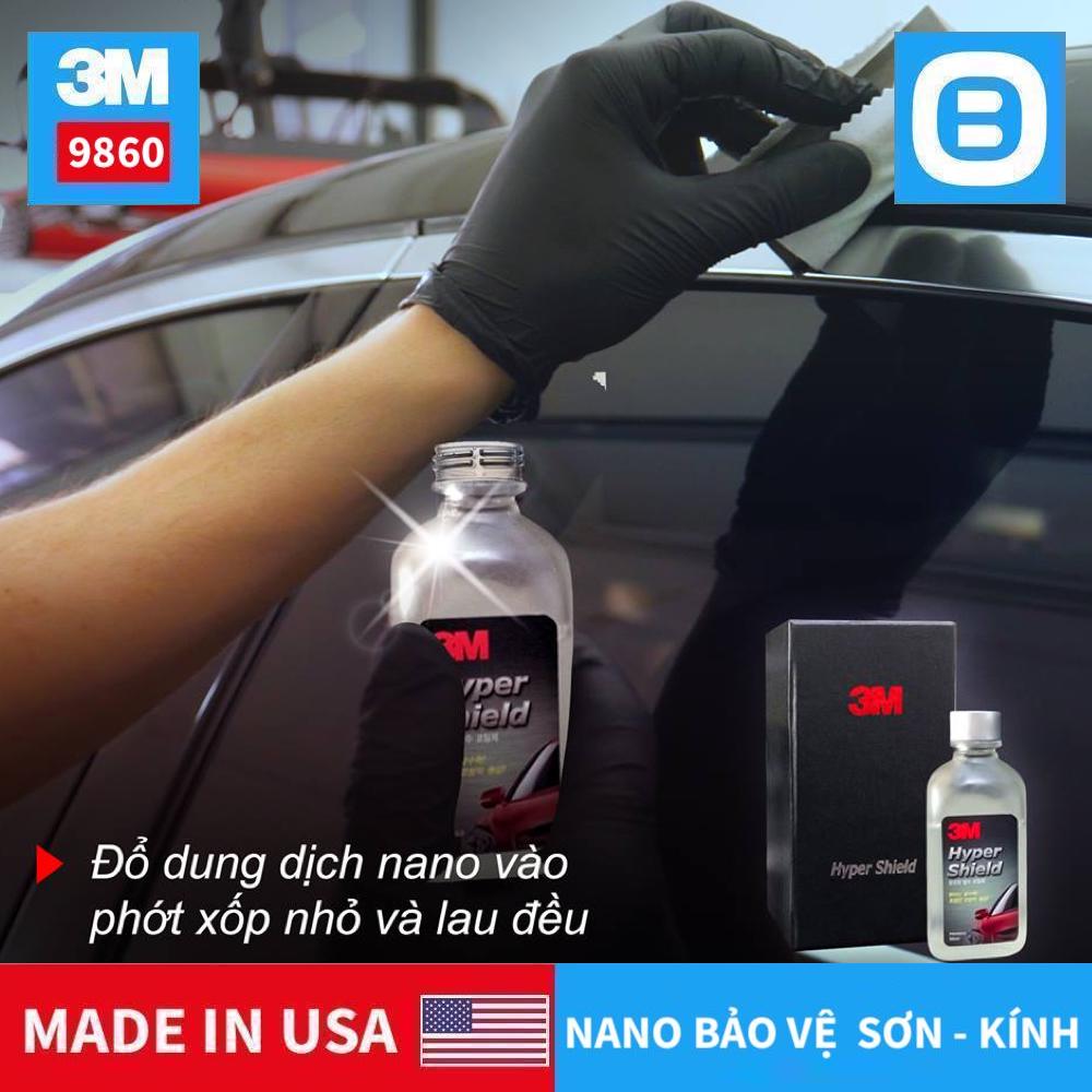 3M 9860, Dung dịch phủ Nano, 90ml