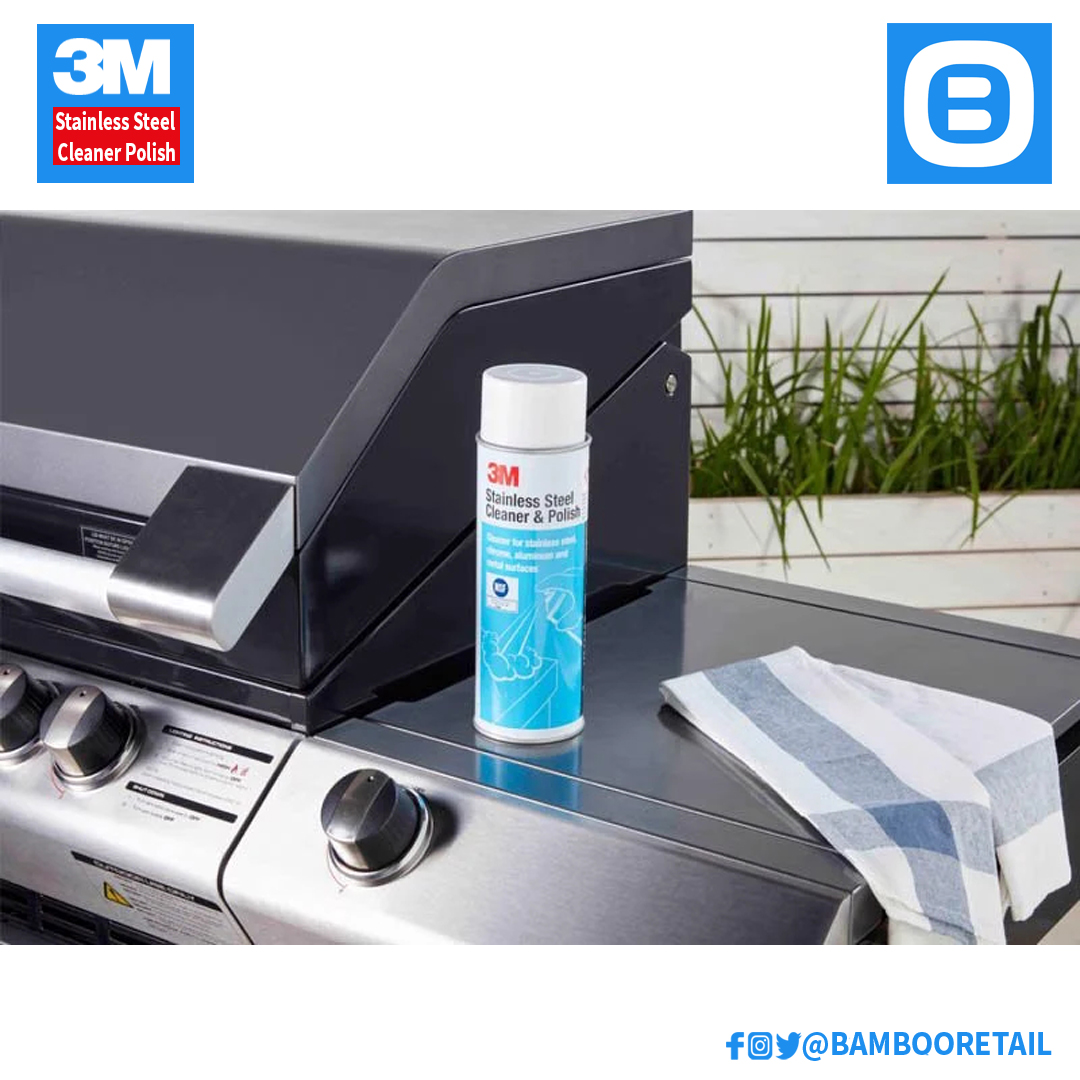 3M Stainless Steel Cleaner and Polish, Dung dịch đánh bóng Inox Crome, 660 ml, 7000000697