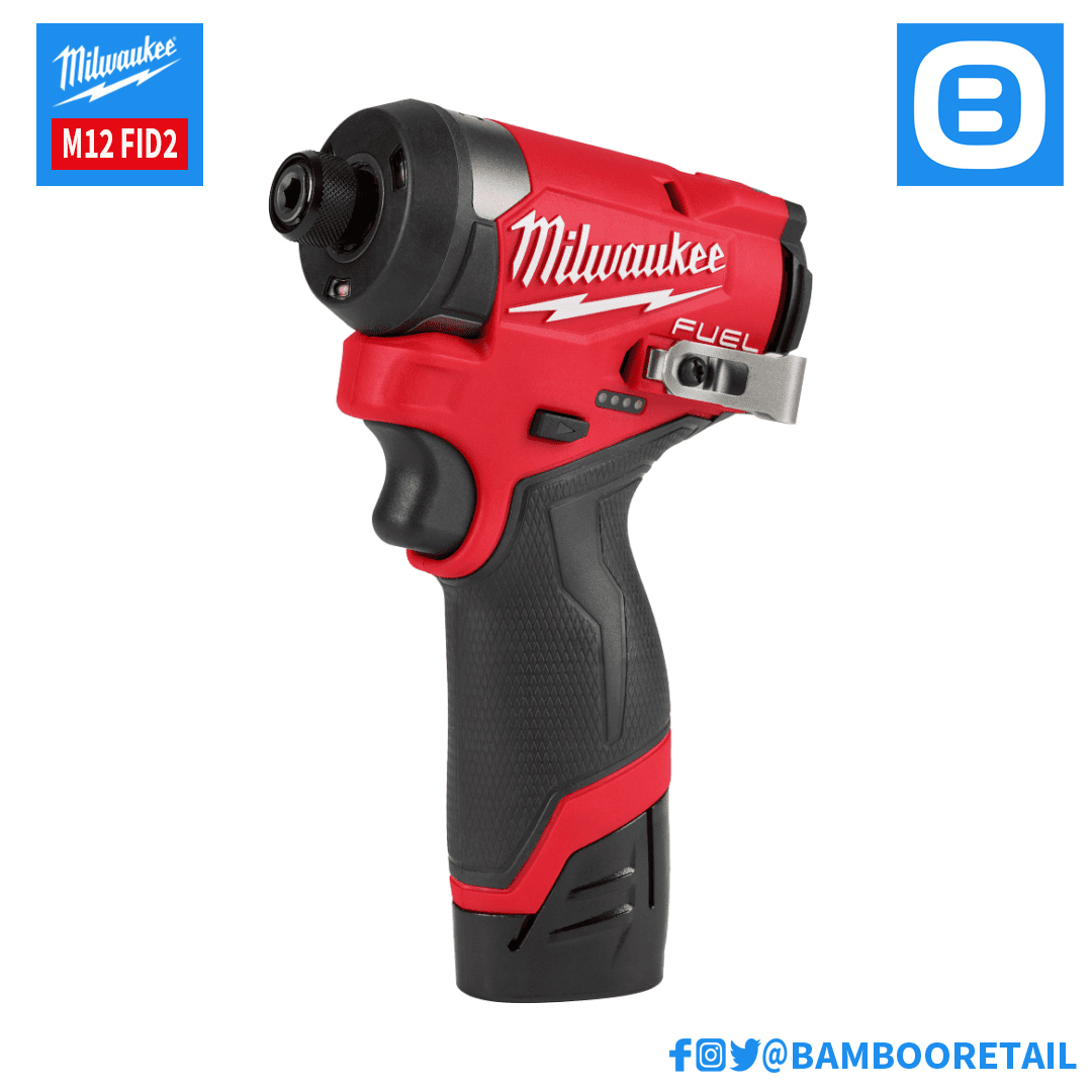 Milwaukee M12 FID2, Máy vặn vít, 12V, Màu đỏ đen