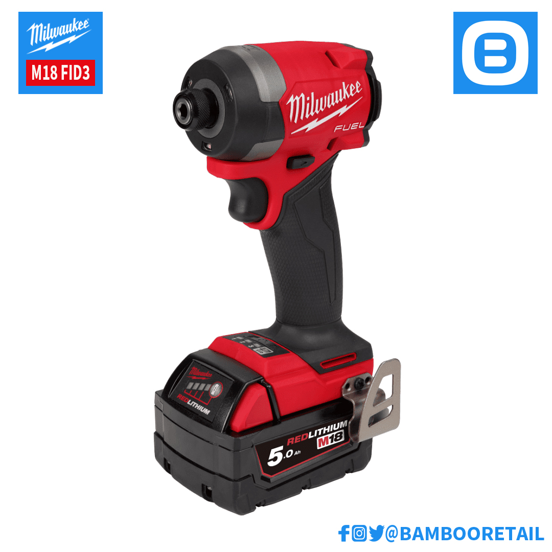 Milwaukee M18 FID3, Máy vặn vít, 18V, Màu đỏ đen