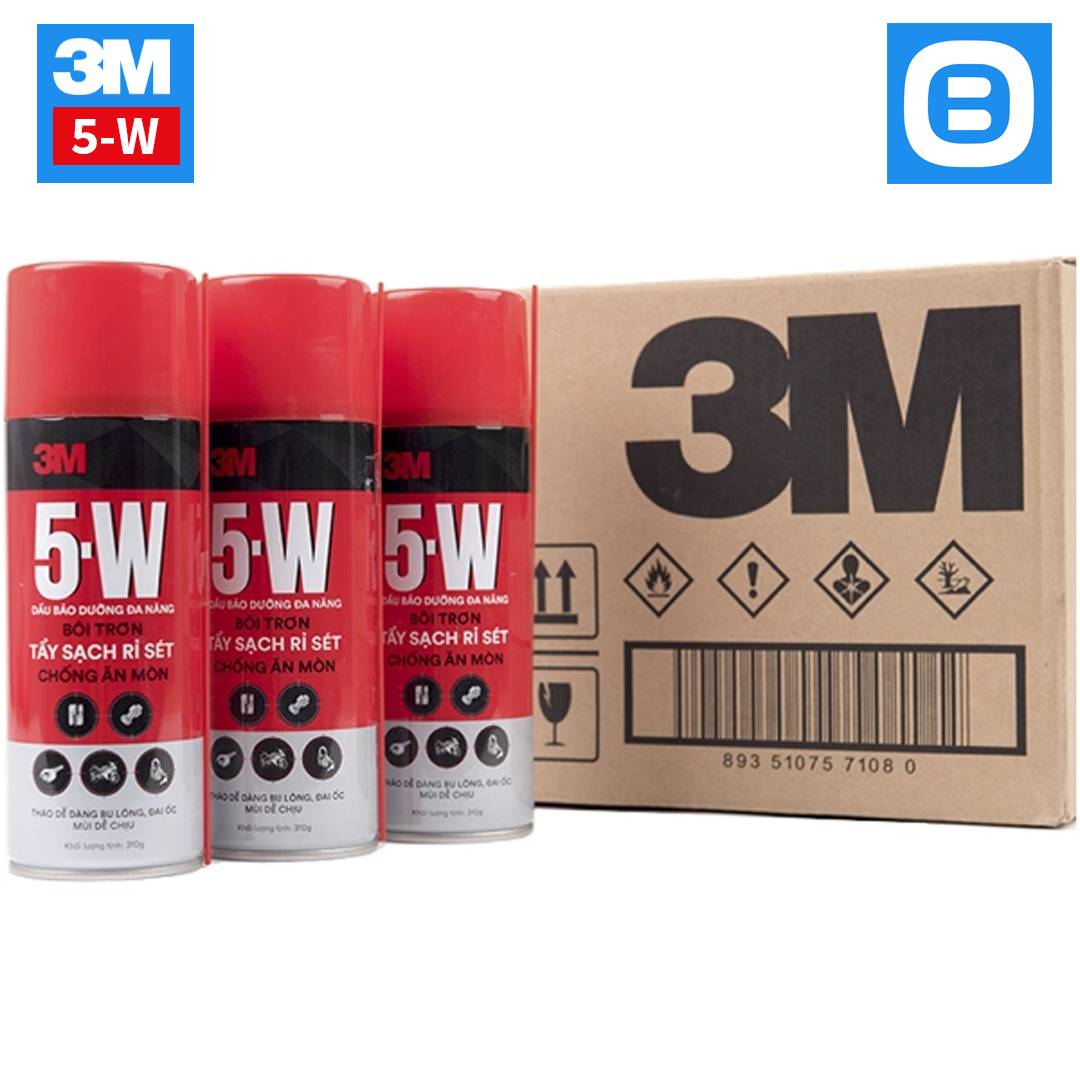 3M 5-W Way Penetrant, Chất chống tẩy sạch rỉ sét bôi trơn chống ăn mòn