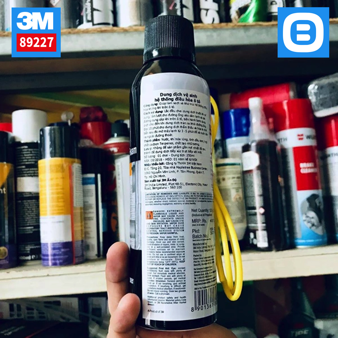 3M Air Conditioner Cleaner Foam, Dung dich vệ sinh máy lạnh, 250ml