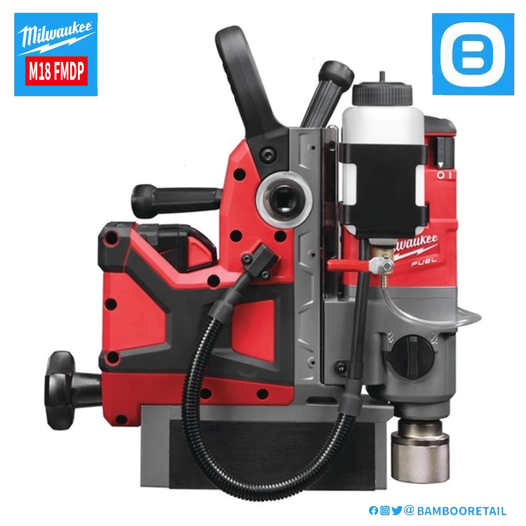 Milwaukee M18 FMDP, Máy khoan từ dùng pin, 18V, Màu đỏ đen, 18127029