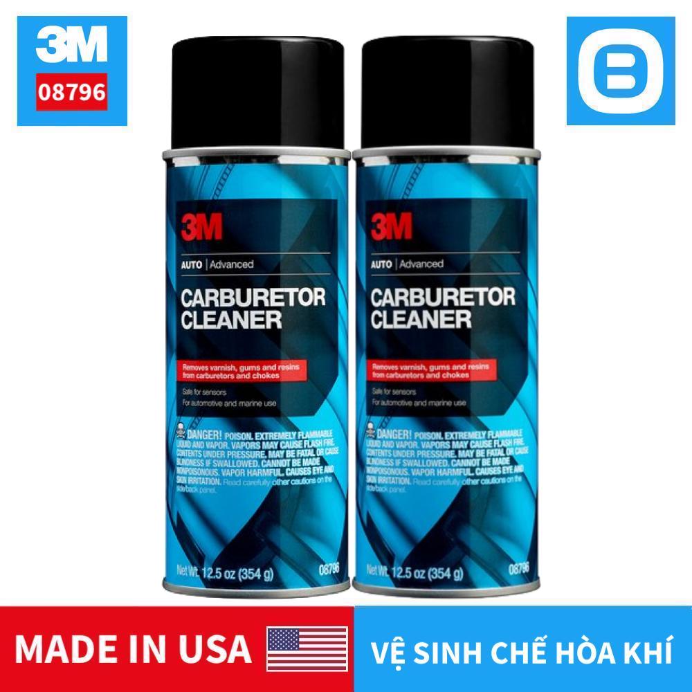 3M 08796 Carburetor Cleaner, Chai xịt vệ sinh chế hòa khí, 354gr