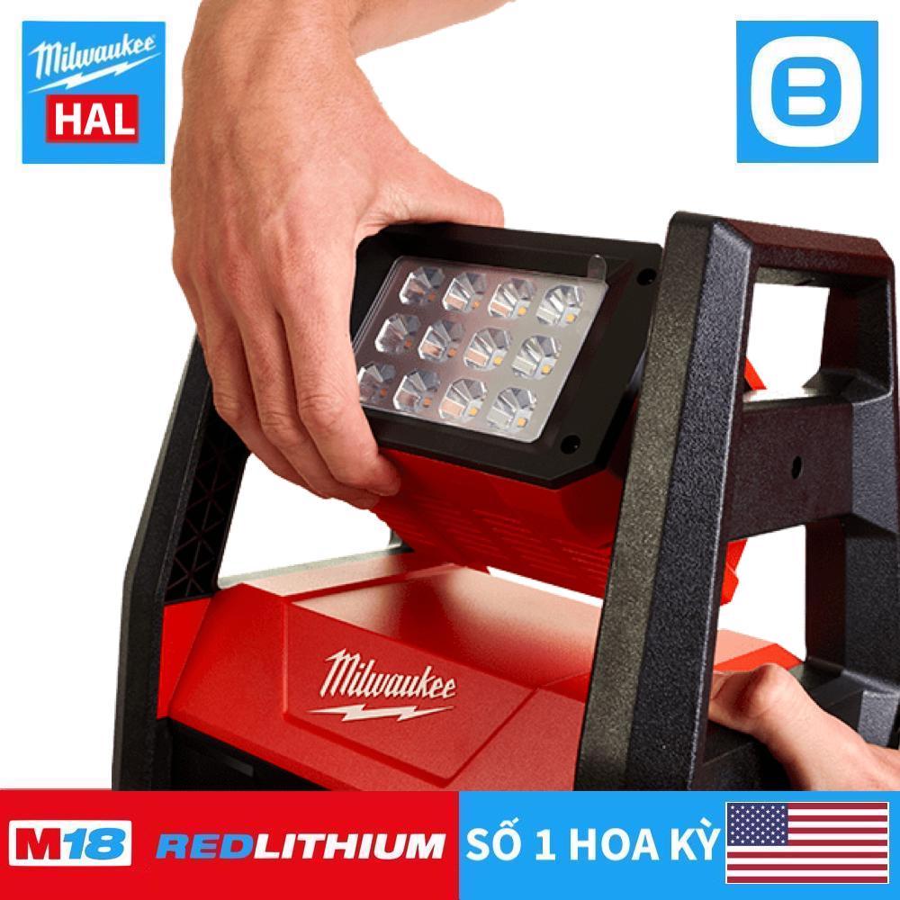 Milwaukee M18 HAL, Đèn LED hắt công suất cao, 18V, Màu đỏ đen, 16057011