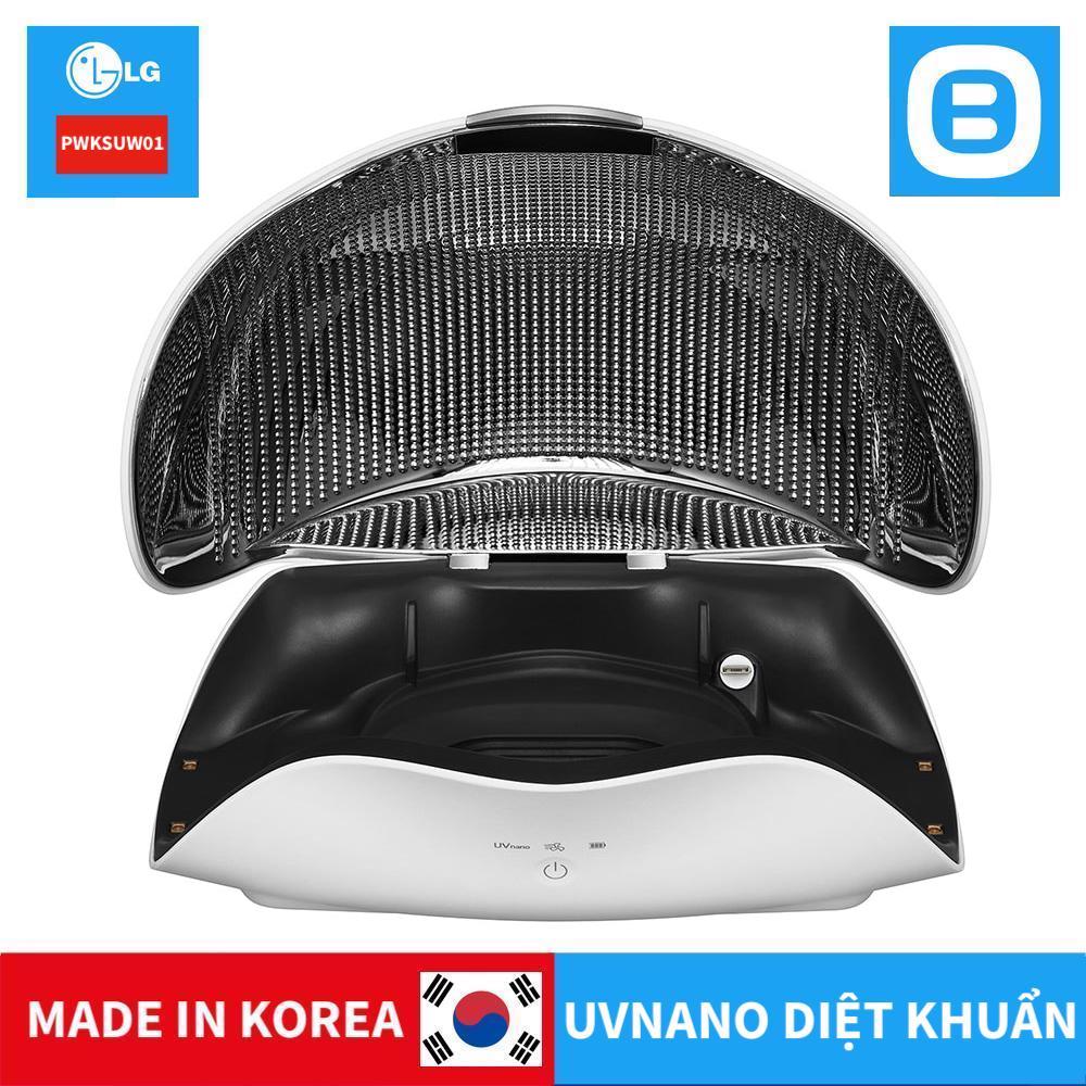 LG Puricare 2, Hộp đựng khẩu trang lọc khí điện tử Puricare thế hệ 2, UVnano diệt khuẩn, Màu trắng