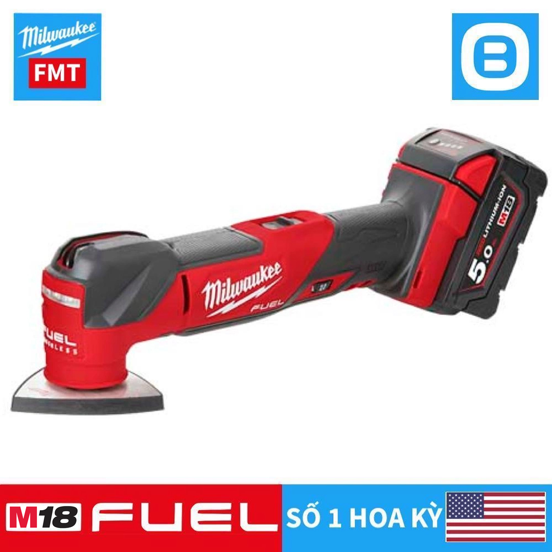 Milwaukee M18 FMT, Máy cắt đa năng, 18V, Màu đỏ đen, 18517009