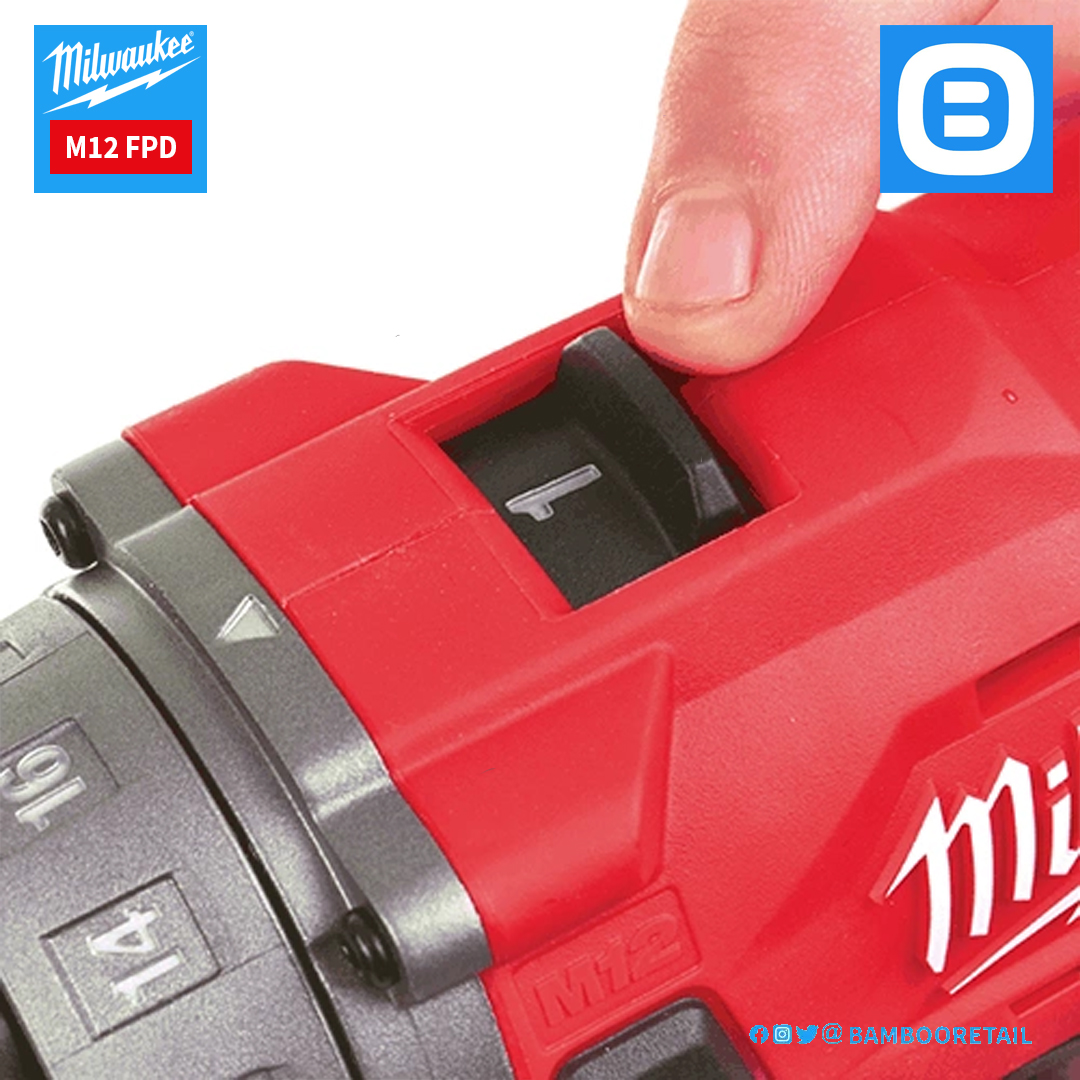 Milwaukee M12 FPD, Máy khoan động lực 12V, Màu đỏ đen, 18194045-18194050