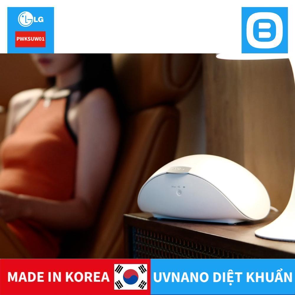 LG Puricare 2, Hộp đựng khẩu trang lọc khí điện tử Puricare thế hệ 2, UVnano diệt khuẩn, Màu trắng