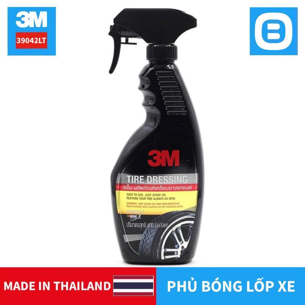 3M 39042LT Tire Dressing, Chai xịt bảo dưỡng và phủ bóng lốp xe, 400ml