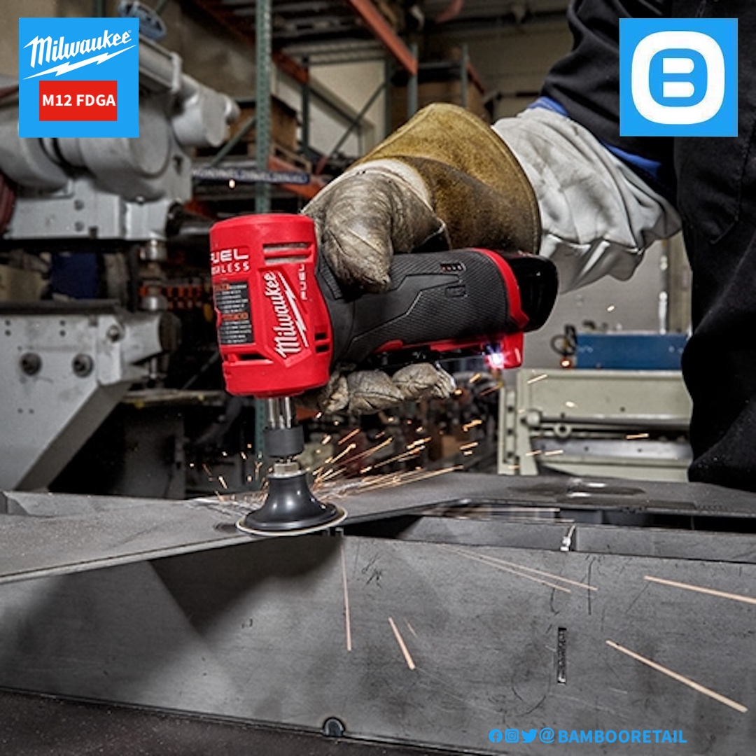 Milwaukee M12 FDGA, Máy mài khuôn góc, 12V, Màu đỏ đen, 18394009