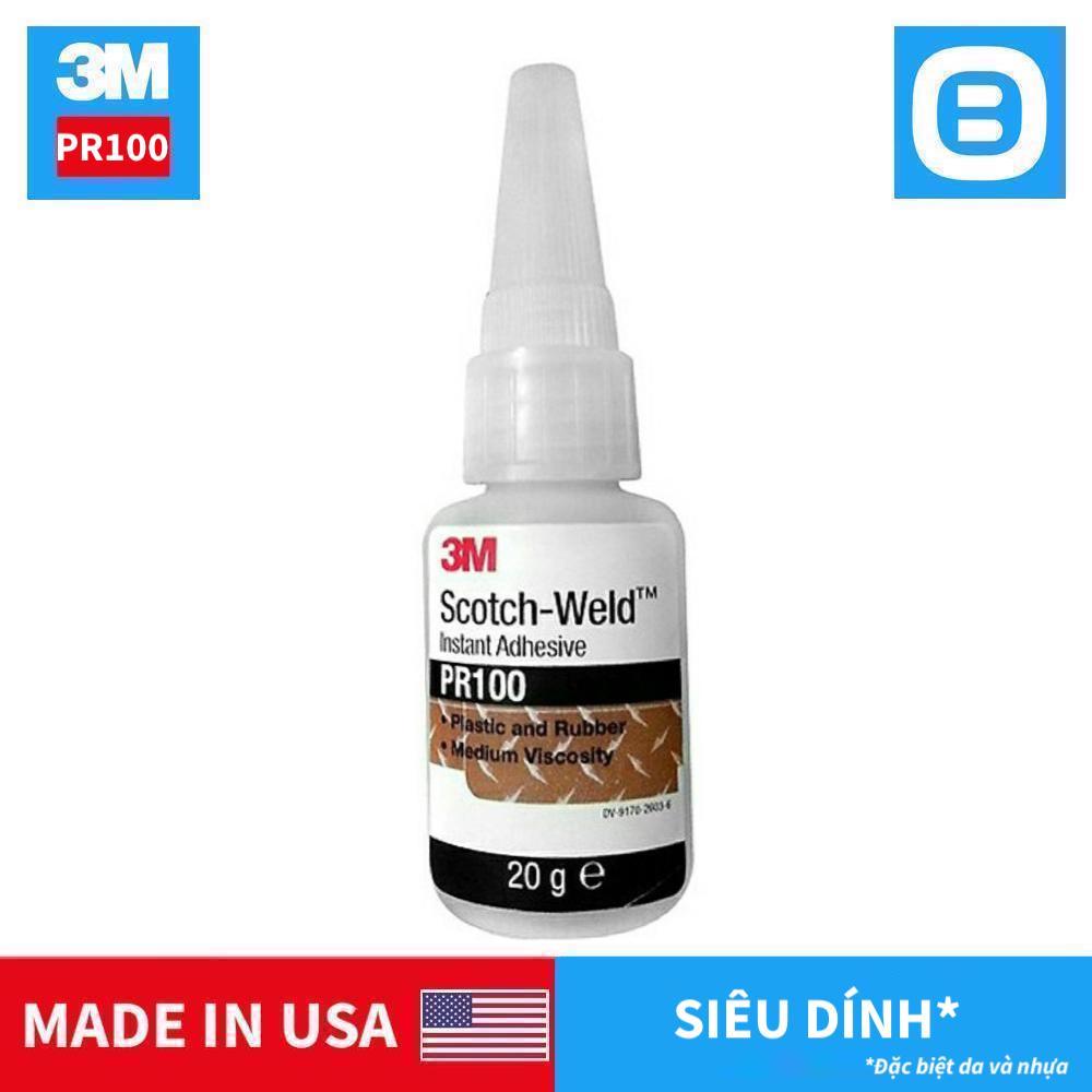 3M Scotch-Weld PR100, Keo dán siêu dính nhựa cao su đa năng, 20ml